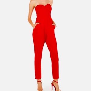Express Red Jumpsuit